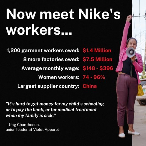 Nike factory workers on sale wages